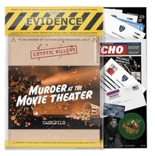 Cryptic Killers Unsolved Murder Mystery Game - Murder at the Movie Theater