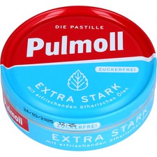 PULMOLL Extra stark zuckerfrei Bonbons 50 g PZN 03851862