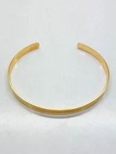 9ct Yellow Solid Gold Ladies Cuff Bangle – 5.0mm - CHEAPEST ON EBAY