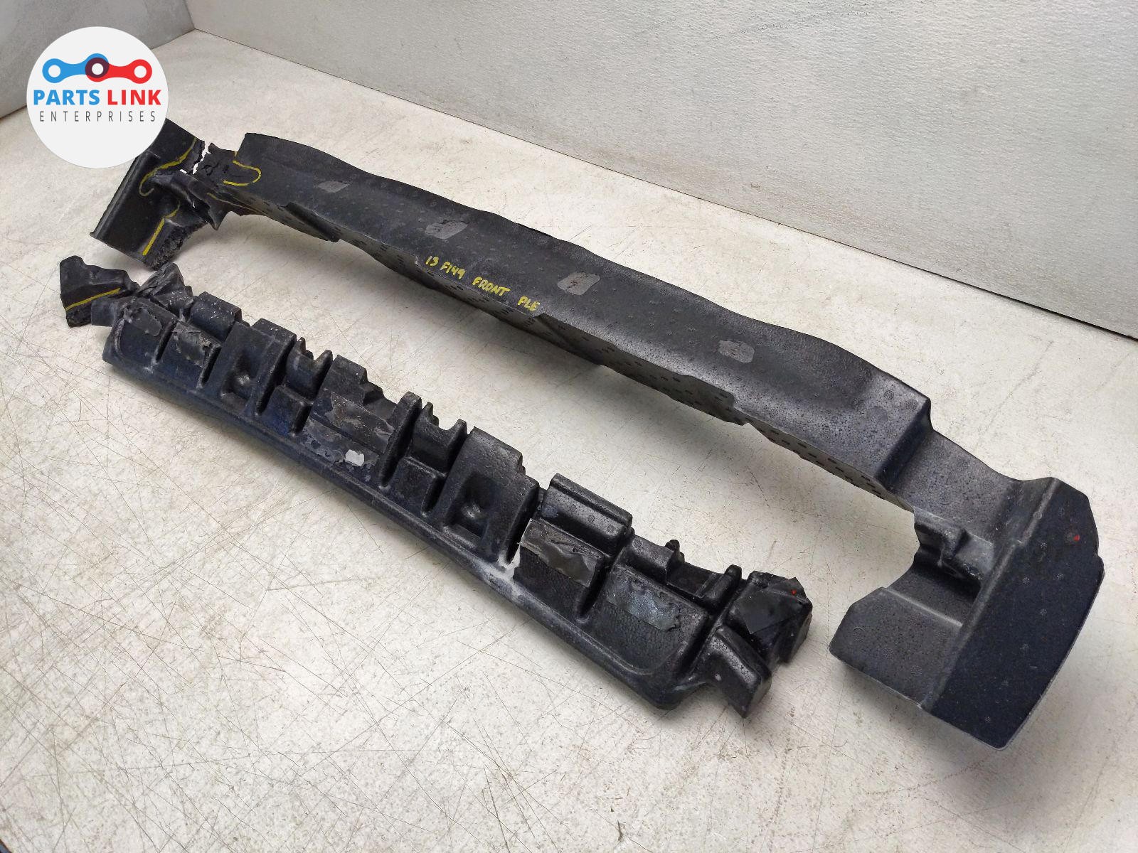 2008-2014 FERRARI CALIFORNIA FRONT BUMPER FOAM ABSORBER BRACKET PANEL SET-2 F149
