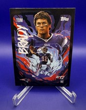 2025 Topps Chrome Ultra Violet Tom Brady CASE HIT!! UV-6 RARE PATRIOTS TB12