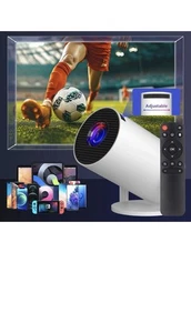 4K Mini Projecteur 10000 Lumen LED 1080P WiFi Bluetooth UHD Théâtre domestique portable