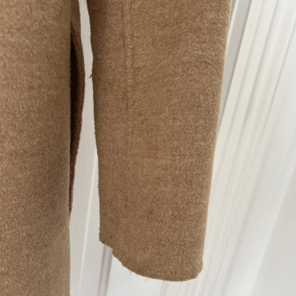 Chaqueta envolvente de lana MASSIMO DUTTI Foto 4 de 4