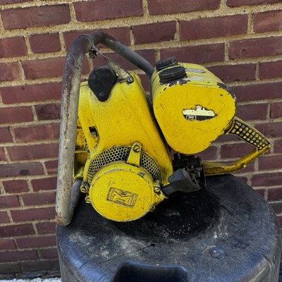 Vintage McCulloch MAC 15 Chainsaw 80cc 1960s Powerhead Parts Untested
