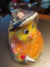 Fireman Rubber Duckie New Unbranded Duck Figurine 4in x 4in 1990s