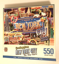 MasterPieces - Greetings from New York City The Big Apple - 550 Jigsaw Puzzle
