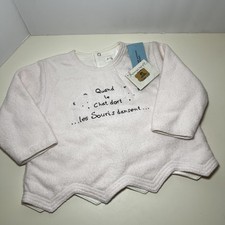 Vintage Dead Stock NWT Fuzzy Long Sleeve Thick Shirt Grandmacore Cottagecore