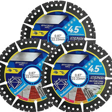 3x Discos de corte de diamante multiusos de 4...