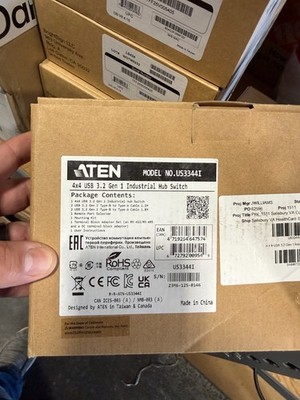 ATEN 4 x 4 USB 3.1 Gen 1 Industrial Hub Switch