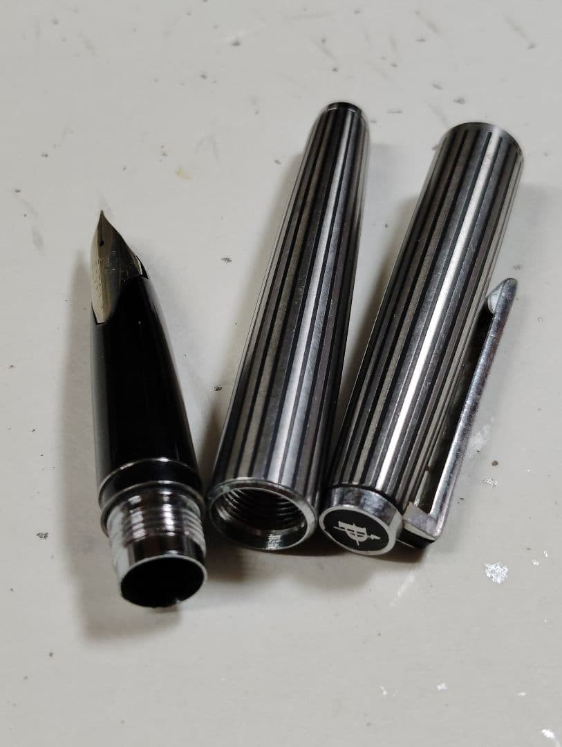 PILOT CUSTOM 万年筆 18K-WG PILOT CUSTOM 872 Fountain Pen 18K WG White Gold Vintage Japanese