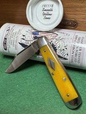 Great Eastern Cutlery GEC #141118  Smooth Yellow Bone Boys Knife