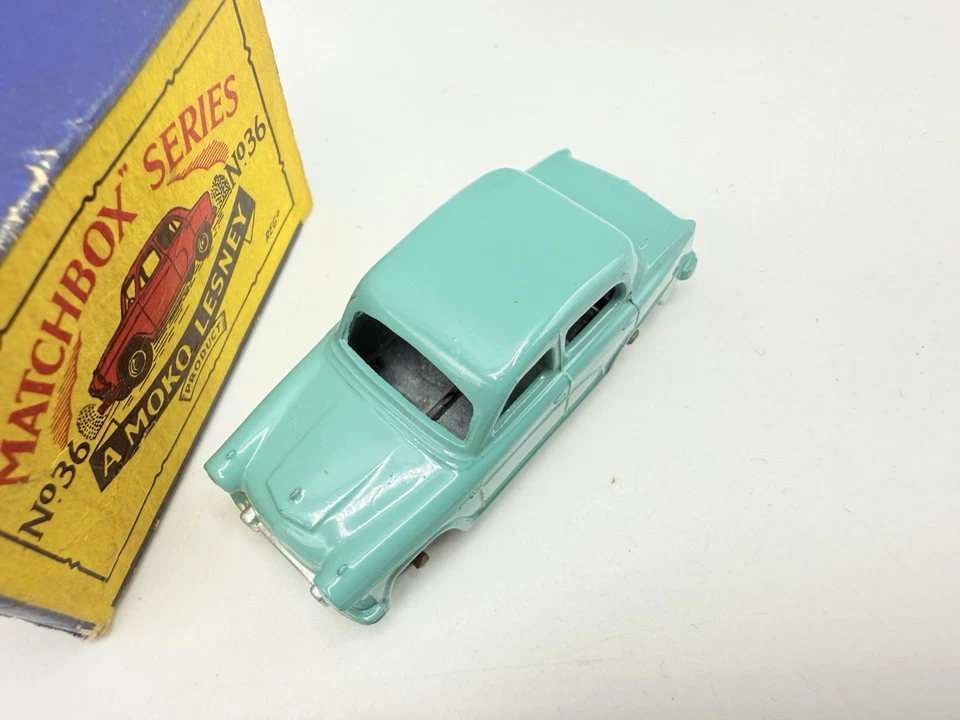 Matchbox Lesney 36a Austin A50 with Metal Wheels - Damaged Box - Image 3 of 4