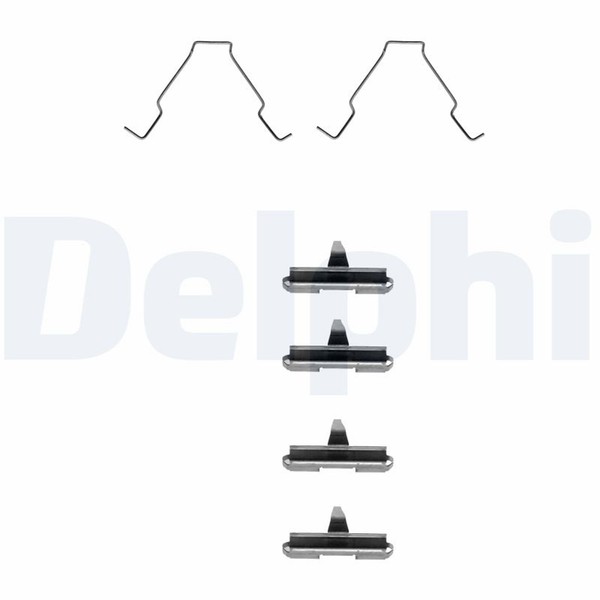 ZubehöRsatz Scheibenbremsbelag Delphi LX0267 FüR 626 Ford ECP Mazda GE MX CA 4 2-image