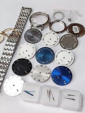 39.5mm Stainless Steel Watch Case With Band Kit for OMEGA De Ville 2824