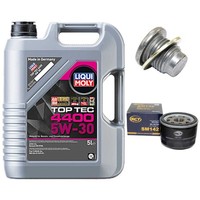 MotoröL Filter Set 5W-30 5 Liter + ÖLablassschraube FüR Renault Megane II 1.5