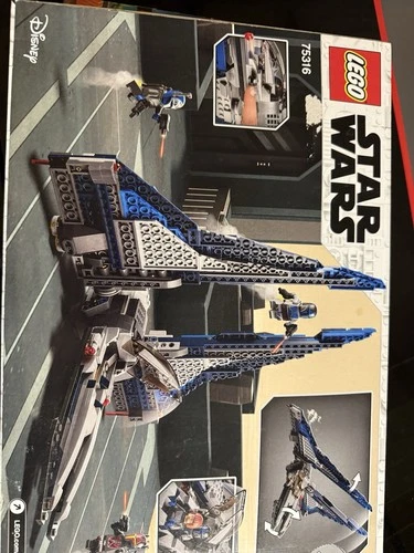 LEGO Star Wars Mandalorian Starfighter 75316 Complete Set Box Gar Saxon Bo-Katan