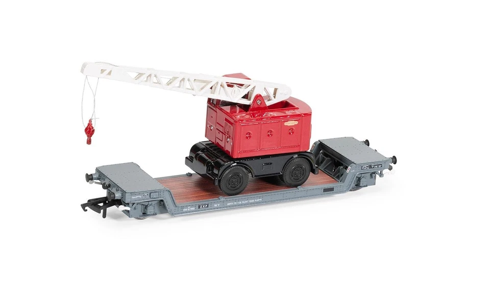 Hornby R60238 Br Loriot Y Maquinaria Freight Vagón Con Coles Crane Modelo Tren - Imagen 2 de 2
