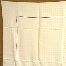 Chanel Scarf Coco mark Beige Silk Width 88cm Logo Multicolor Women Stall