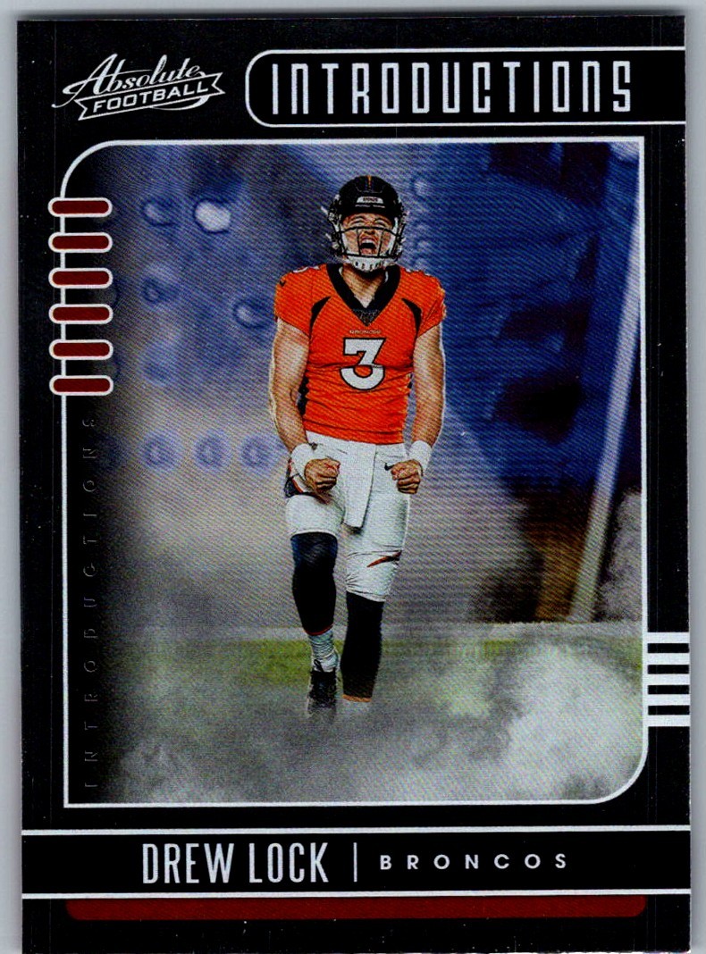 2019 Panini Absolute Introductions Drew Lock Denver Broncos #8