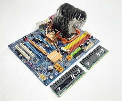 GIGABYTE GA-M59SLI-S5 Motherboard ATX AM2 AMD Athlon 64 X2 4600+ 2GHz 4GB DDR2