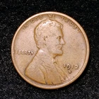 1912 S ~ LINCOLN WHEAT CENT ~ VG