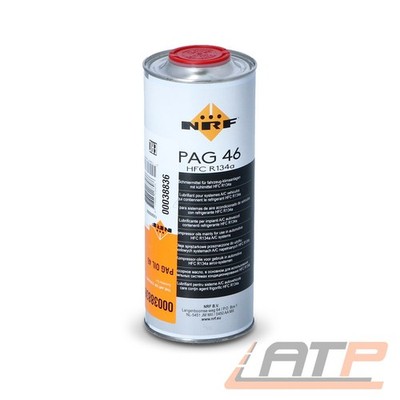 NRF 1 LITER PAG 46 HFC R134a KOMPRESSOR ÖL KOMPRESSORÖL KLIMAANLAGENÖL 38836 