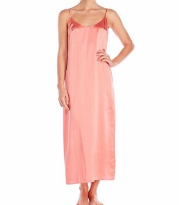 La Perla Studio Dolce XS Silk Negligee Nightgown Coral Long