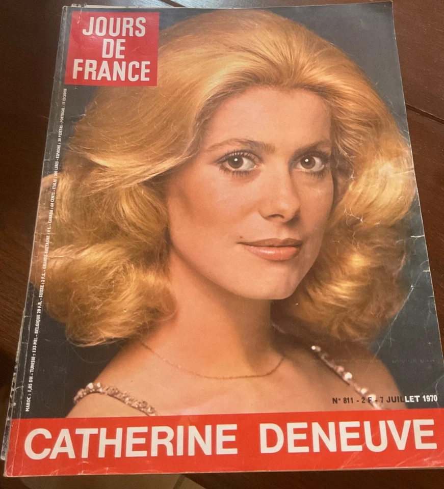 2 hebdomadaires Jour de France - Catherine Deneuve N* 811 et 822 - Photo 2/2