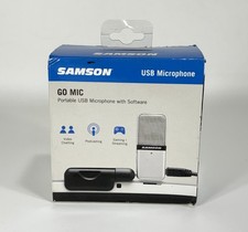 Samson Go Mic Portable USB Condenser Microphone with Software - NEW SEALED
