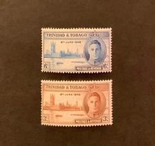Trinidad and Tobago Scott #62-3 never hinged