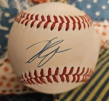 Hank Conger Signed Autograph Baseball Angels,Astros,Rays