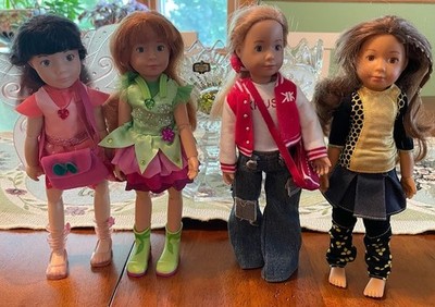4 Kathe Kruse Kruselings 9'' Dolls by Sonja Hartmann from 2016 - Must See!