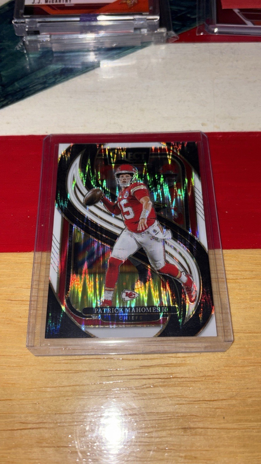 2024 Panini Select -Premier Level Patrick Mahomes II #120 White Shock Prizm /199