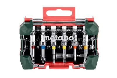 Metabo 626710000 SP Bit-Set 29-tlg. PH PZ Torx Hex mit Magnethalter in Kassette
