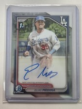 2024 Bowman Chrome 1st Auto Elias Medina Dodgers