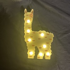 Light Cartoon LED Lamp Night Decorative Lights Nightlight Desk Llama