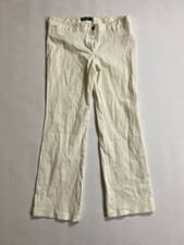Vintage DOLCE & GABBANA White Regular Bootcut Dress Pants Trausers Size 44 / W32