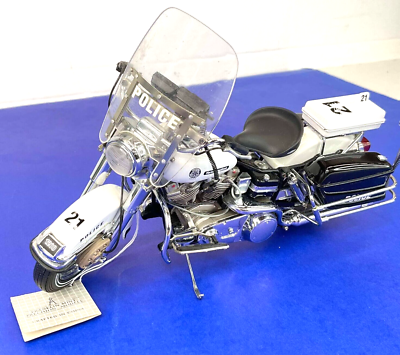 Franklin Mint Precision Models Harley Davidson Police Motorcycle
