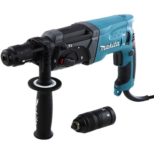 Makita HR2470FT Combination Hammer Drill With Removable Chuck HR2470FT