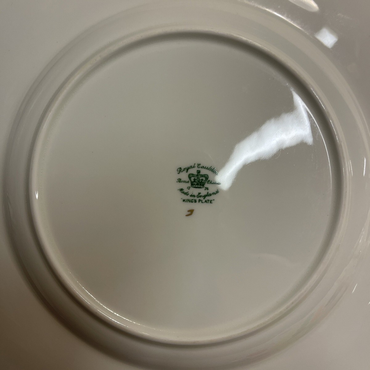 Royal Cauldon Bone China Kings Plate Made In England 10.5