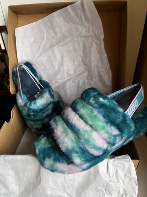 UGG Fluff Yeah Slide 40 marble Neu OVP