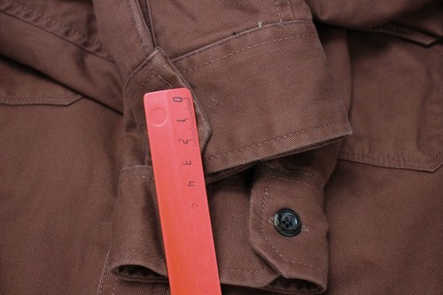 EDDIE BAUER Jacket Men's MEDIUM Lined Overshirt Polo Neck Pocket Button Closure - Picture 11 of 11