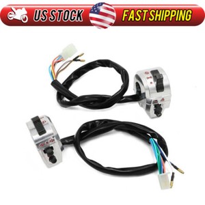 Motorcycle Indicator Rocker Switch Turn Signal Blinker Flasher In Custom Retro Vintage Old School Chrome For 22mm 7/8 Inch Handlebars - Foto 2