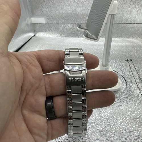 Elgin Silver Stainless Steel Automatic Men’s Watch FG8030. - Picture 5 of 5