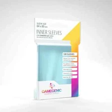 GameGenic Inner Sleeves Standard 100ct  Fits MTG Pokemon TCG  Acid-Free Archival