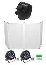 Chauvet DJ Nimbus Dry Ice Fog Machine Fogger DJ Facade 2 Battery Par Lights