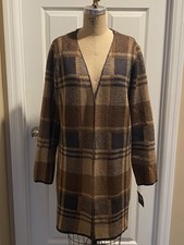 Fortune+ivy Sawyer Long Sleeve Open Coatigan