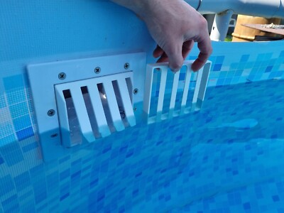  Poolskimmer Gitter  Skimmerschutz Passend für Steinbach Skimmer mit 140x148mm