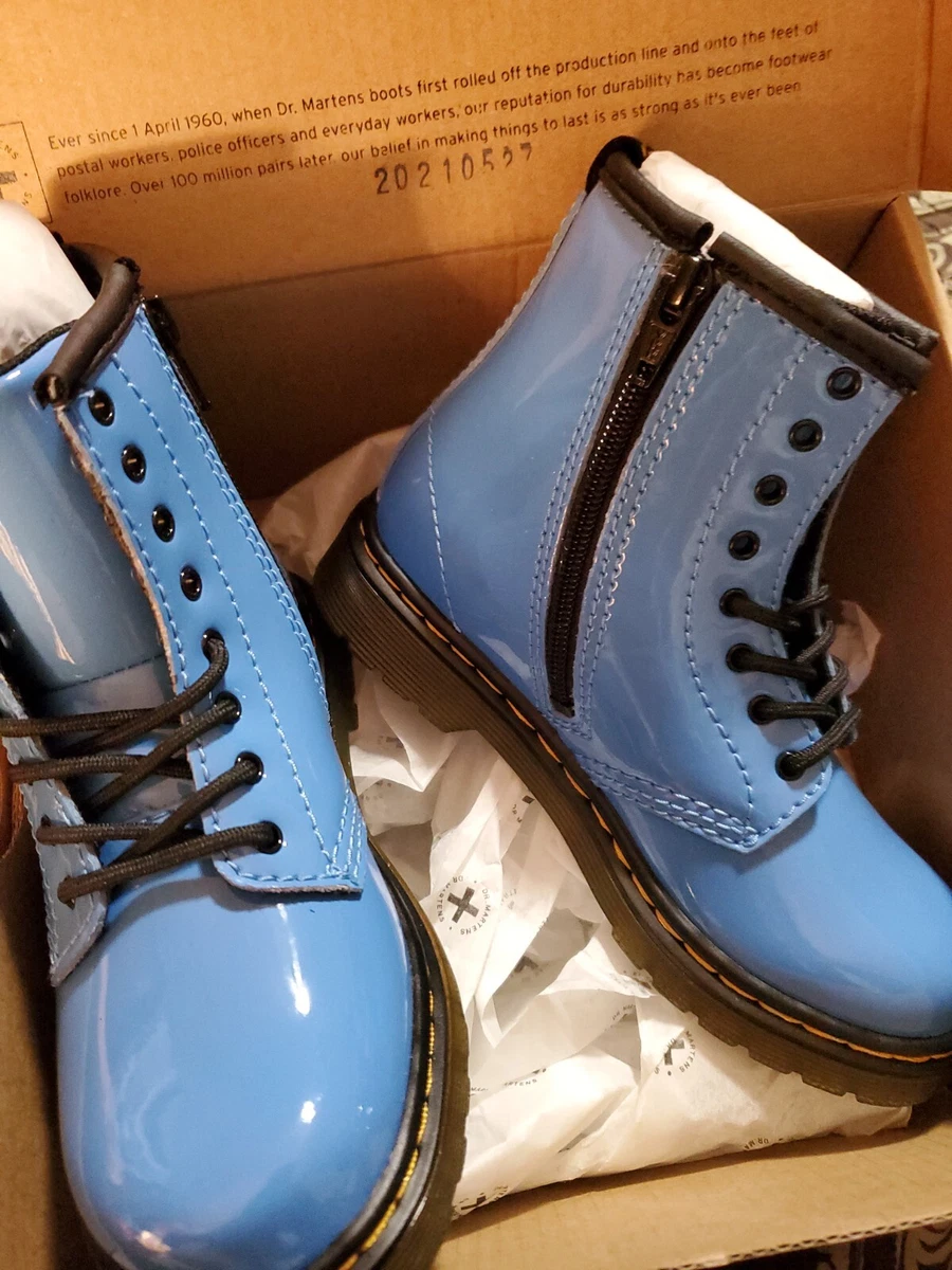 Light blue hotsell dr martens boots