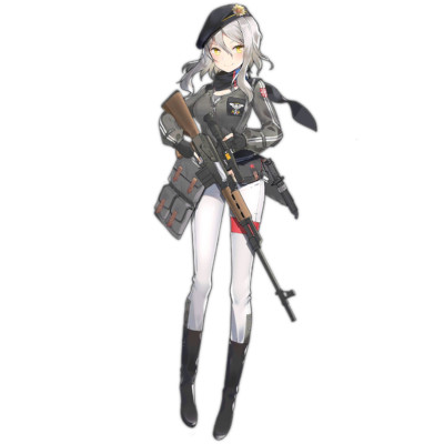 Zas M76 Girls Frontline Anime Weatherproof Sticker 6'' Car Decal